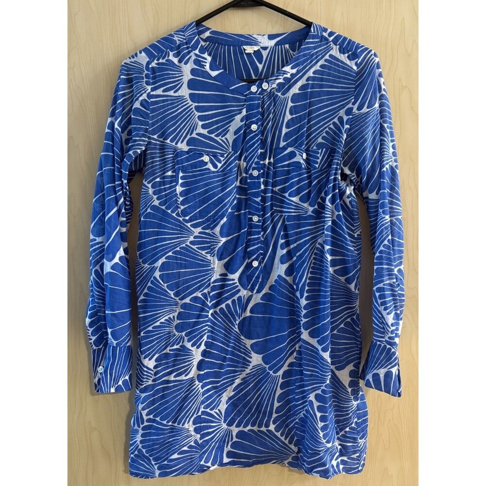J.Crew lightweight tunic Swim coverup 100 % Cotton Size XXS